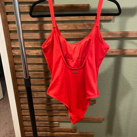 Zyia Red one piece swimsuit - Picture 6 of 8